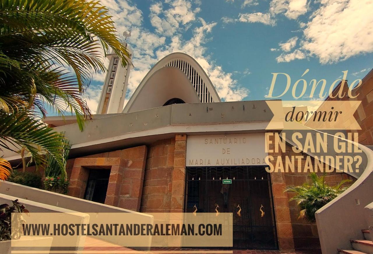 Santander Aleman Hostel San Gil Dış mekan fotoğraf